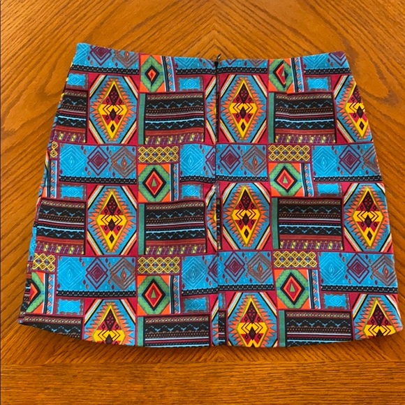 Tribal/ African print mini skirt - Picture 3 of 3
